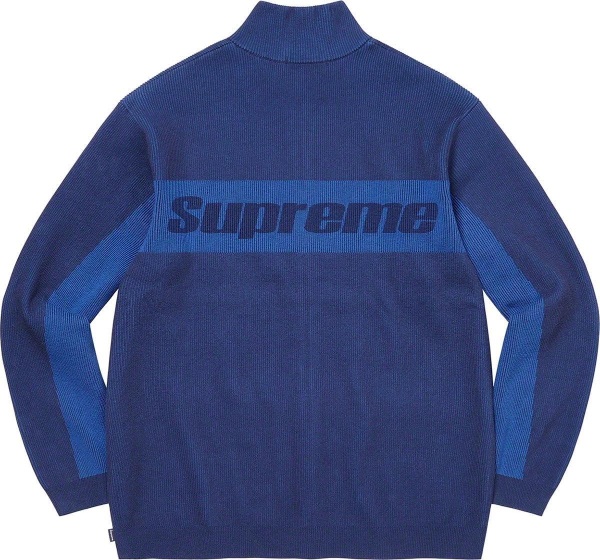 2-Tone Ribbed Zip Up Sweater view 10
